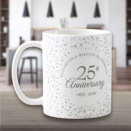 25-årsjubileum Silverhjärtan Kaffemugg