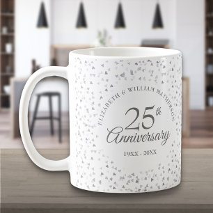 25-årsjubileum Silverhjärtan Kaffemugg