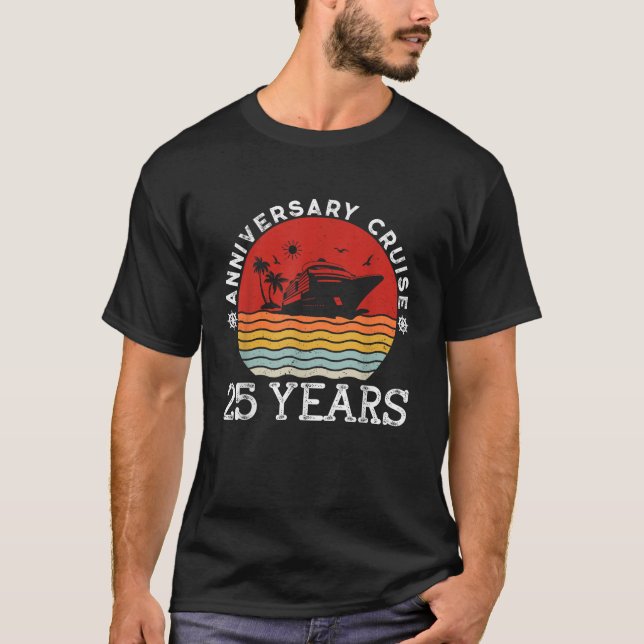 25-årsjubileum, tjugofemtonårsjubileum i Bröllop C T Shirt (Framsida)