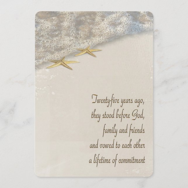 25-årsjubileum Vow Renewal-Bröllopsprogrammet Program (Framsida)