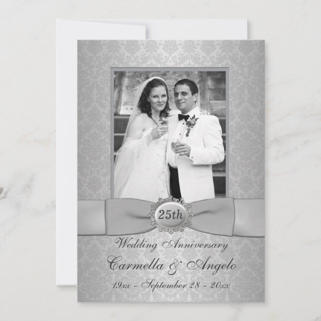 25-årsjubileums inbjudan - ANVÄND INTE SILVERPAPPE (Framsida)