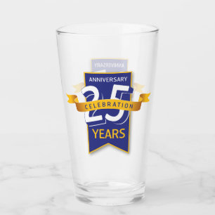 25-årsjubileumsdesign glaskopp