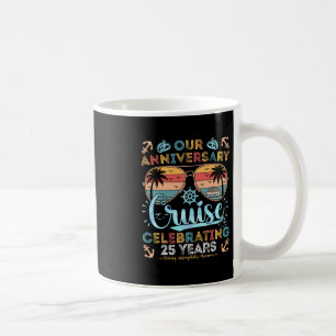25-årsjubileumskryssning och 25 år som par Resa Kaffemugg