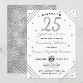 25-årsjubileumspartyns inbjudan, Falskt Silver Inbjudningar