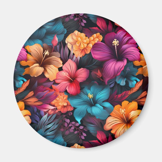 #25-Blommönster Magnet (Framsidan)