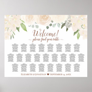 25 Bord Blekt Rosa Färgad Persika Boho Rosor Place Poster
