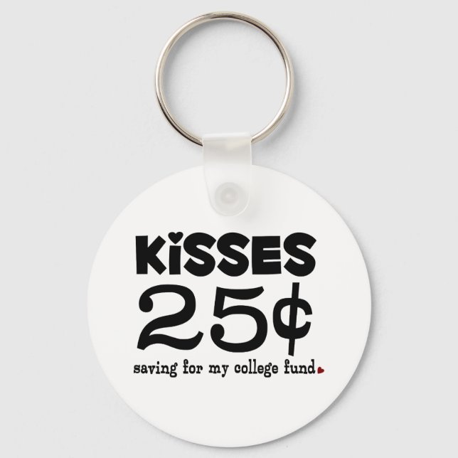 25 Cents Kisses Nyckelring (Framsida)