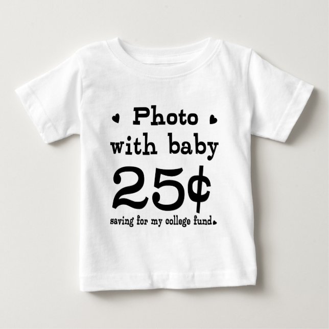 25-centsfoto med Baby T Shirt (Framsida)