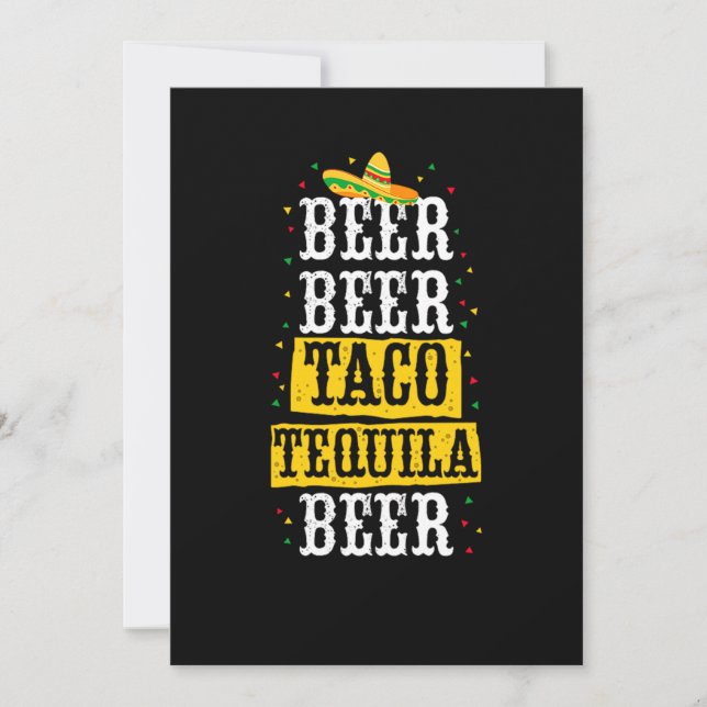 25.Cinco De Mayo Beer Taco Tequila Beer Beer Spara Datumet (Framsida)
