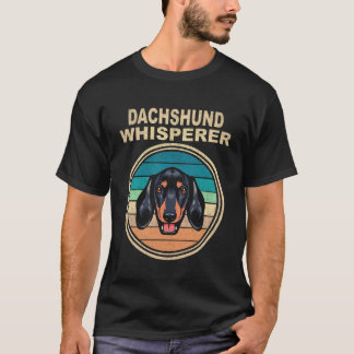 25 Dachshund-viskare vintage T Shirt