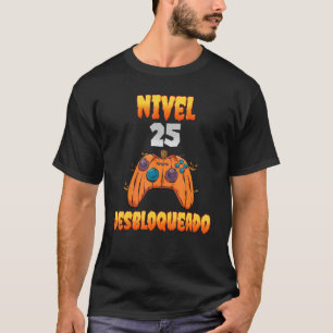 25 Desbloqueado 25 Años de Edad Cumpleaños V T Shirt