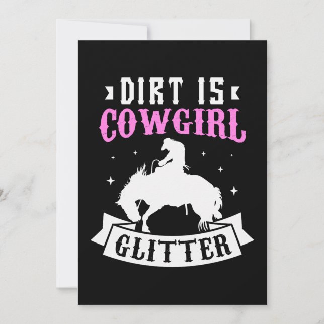 25.Dirt Is Cowgirl Glitter Spara Datumet (Framsida)