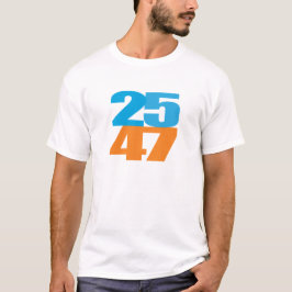 25:e 47:e t shirt