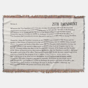 25:e ändringen Konstitutionen Borttagning av hinde Filt