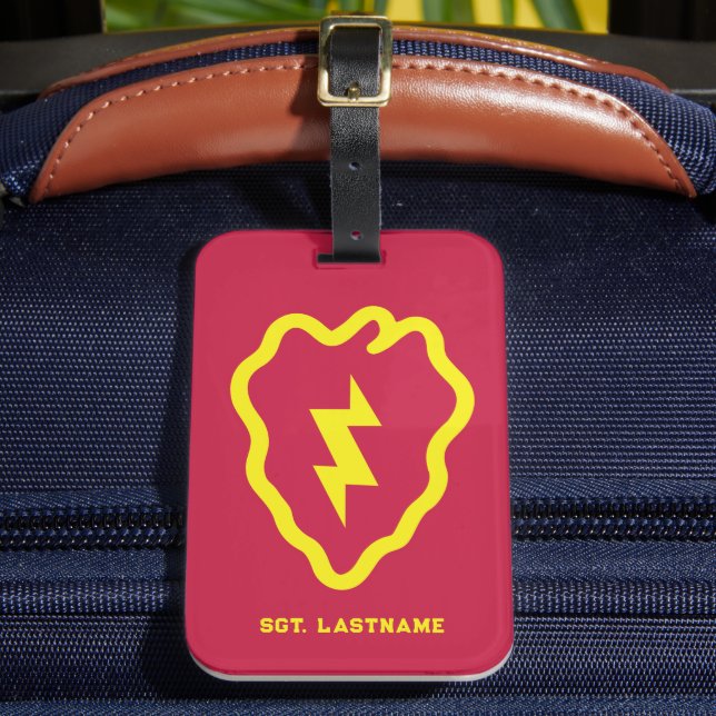 25:e Anpassningsbarna för infanteridivisionen Bagagebricka (Framsida Insitu 2)