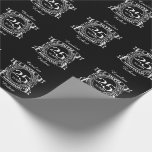 25:e årsdagen för bröllop silver vapensköld presentpapper<br><div class="desc">En romantisk design för att fira ditt 25:e år i giftermål. Om du vill ha hjälp med att anpassa den här designen kontaktar du mig, det är en fråga till den här designern, precis under den här texten. Denna tjugofemte, tjugofemåriga vapensköld på bröllop-årsdagen har texten silver som den traditionella gåvan...</div>