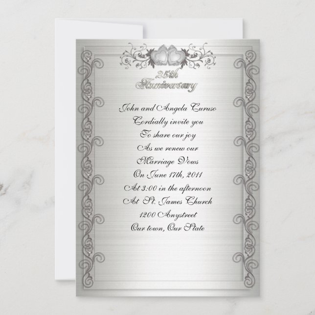 25:e årsdagen - inbjudan till förnyelse av pris (Framsida)