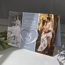 25:e årsdagen silver bröllop nu och sedan foto