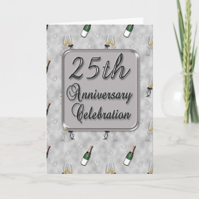 25:e årsjubileet-inbjudan inbjudan (Framsida)