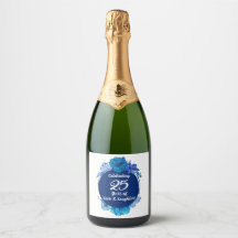 25:e Bröllop-årsdagen för mousserande Vin Flaska L