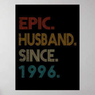 25:e Bröllop-årsdagen Gift Him Epic Make Poster