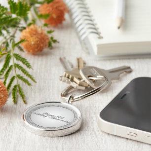 25:e Bröllop-årsdagen Nyckelring