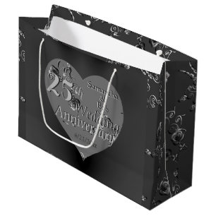 25:e Bröllop-årsdagen Ro Heart Gift Bag