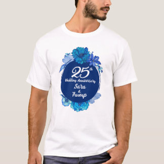 25:e Bröllop-årsdagen T-skjortan T Shirt