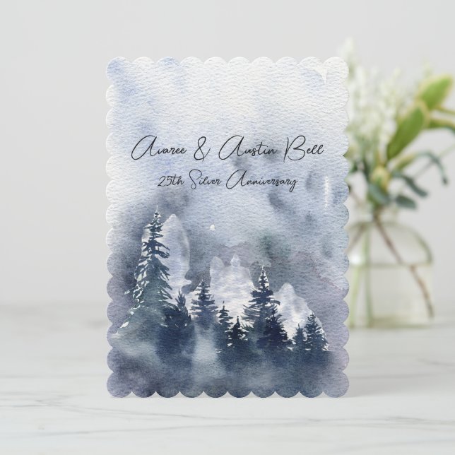 25:e Bröllop-årsdagen: Tunga skogar och berg (Stående Fram)