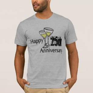 25:e Bröllop-årsjubiléet T-shirt