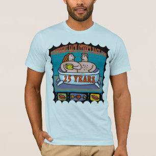 25:e Bröllop-årsjubiléet Tee Shirt