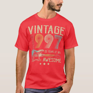 25:e födelsedag Kvinna Manar Vintage Fantastisk 19 T Shirt