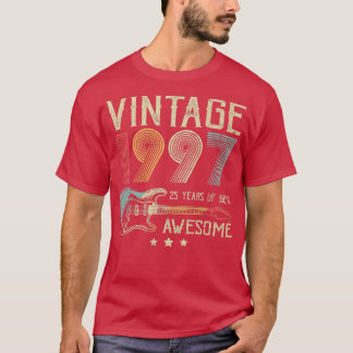 25:e födelsedag Kvinna Manar Vintage Fantastisk 19 T Shirt