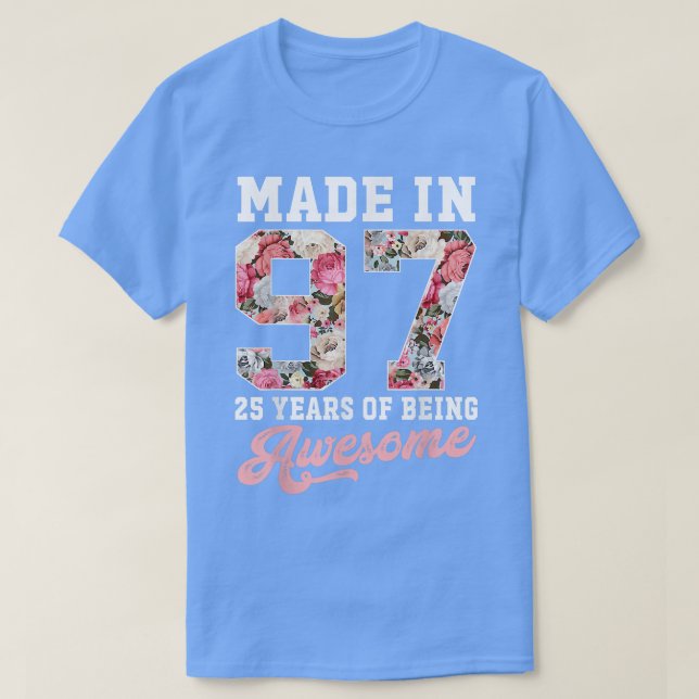 25:e födelsedagen 1997: 25-åriga gifttjolar t shirt (Design framsida)
