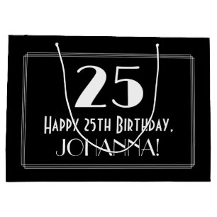 25:e födelsedagen: Art Deco Inspired Stil "25", Na