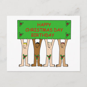 25:e födelsedagen Roligt Manar with Holly Vykort