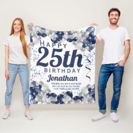 25:e födelsedagsbussarna fleecefilt