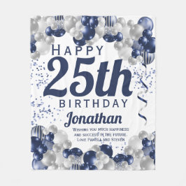 25:e födelsedagsbussarna fleecefilt