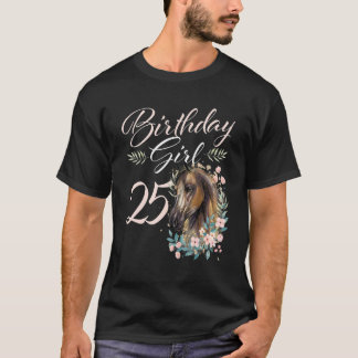 25:e födelsedagshästen 25 år gammal dag t shirt