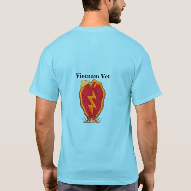25:e ID Infantry Division Veterans Vets LRRPS T Shirt (Baksida)