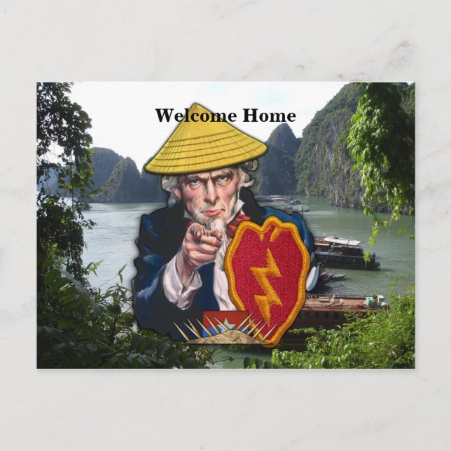 25:e Inf Div ID Ininfantry Division veterans vets Vykort (Framsida)