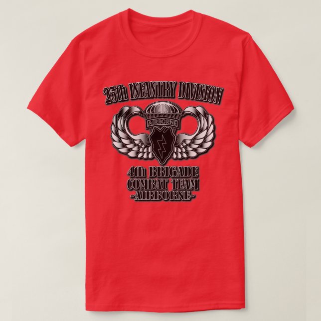 25:e infanteridivisionen 4:e brigaden t shirt (Design framsida)