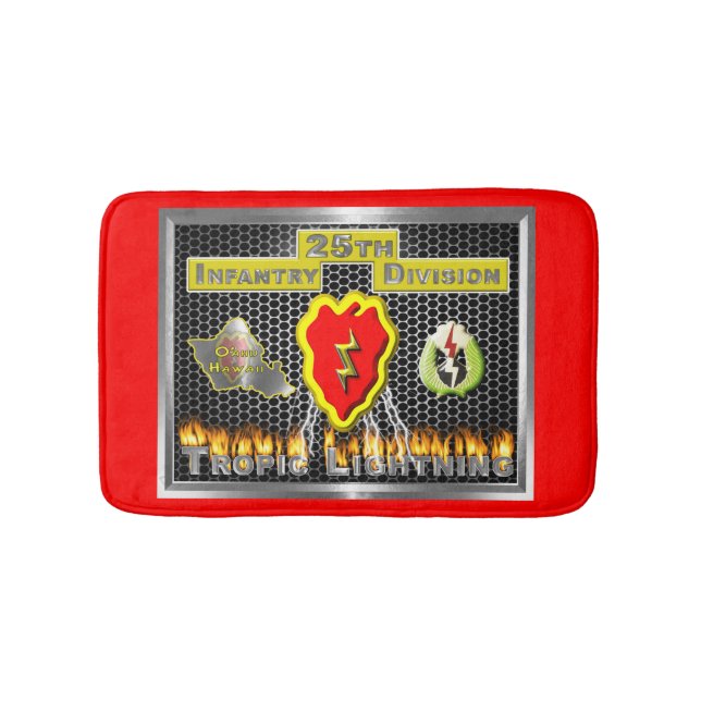 25:e infanteridivisionen badrumsmatta (Framsidan)