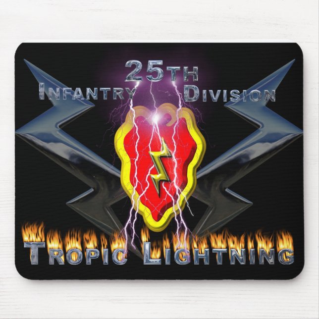 25:e infanteridivisionen Gift Mouse Pad Musmatta (Framsidan)