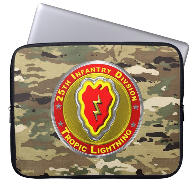 25:e infanteridivisionen laptop fodral (Framsidan)
