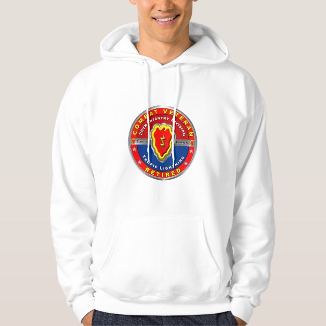 25:e infanteridivisionen, pensionerad hoodie (Framsida)