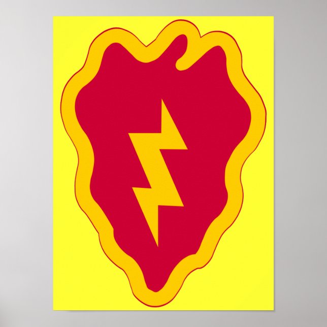 25:e infanteridivisionen poster (Framsidan)