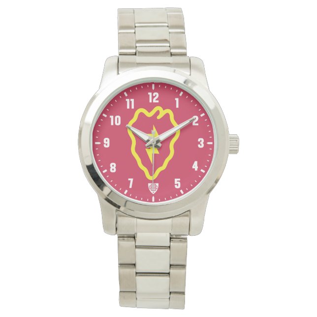 25:e infanteridivisionen Stainless Steel Armbandsur (Framsida)