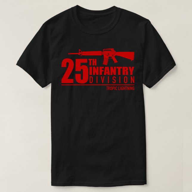 25:e infanteridivisionen t shirt (Design framsida)
