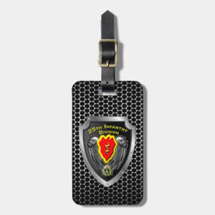 25:e infanteridivisionen "Tropik Lightning" Bagagebricka